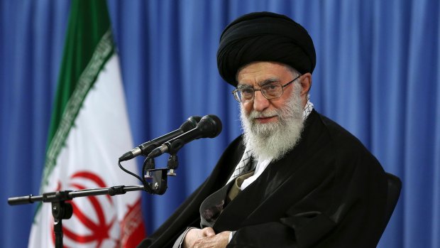 Iran's Supreme Leader Ayatollah Ali Khamenei in April.