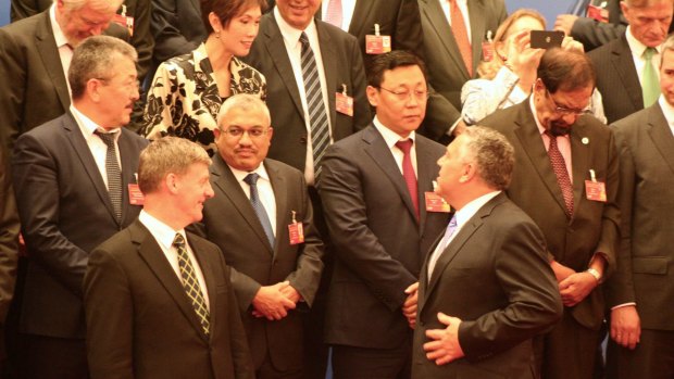 Treasurer Joe Hockey finalised the terms of the US$100 billion ($130 billion) Asian Infrastructure Investment Bank at a signing ceremony in Beijing on Monday.