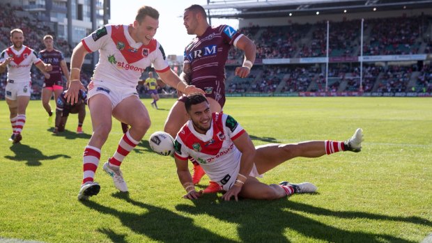 New home: The Dragons are considering taking a home game to Fiji next year.