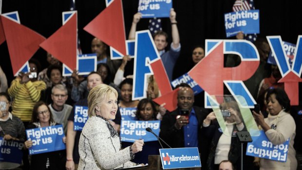 Hillary Clinton beat Bernie Sanders by a huge margin to secure the state.