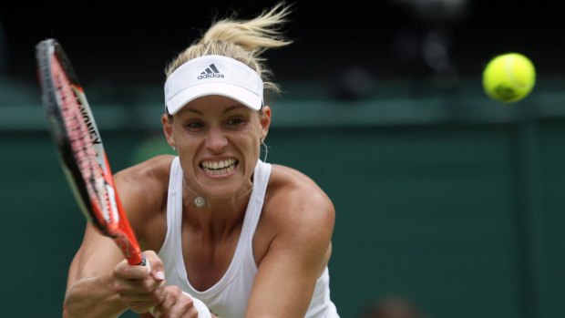 Gallant in defeat: Angelique Kerber.