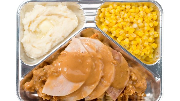 A microwave TV dinner can offer you all the joys of dining on a plane in the comfort of your own home. 