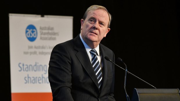Peter Costello, chairman of the Australian Future Fund, speaking at the Australian Shareholders' Association  National Conference in Melbourne last week.