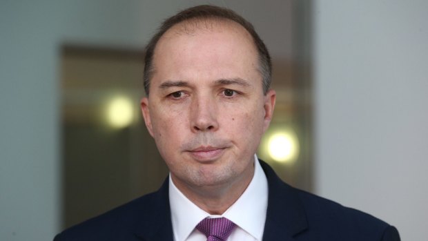Immigration minister Peter Dutton, the right wing's "last shot in the locker".