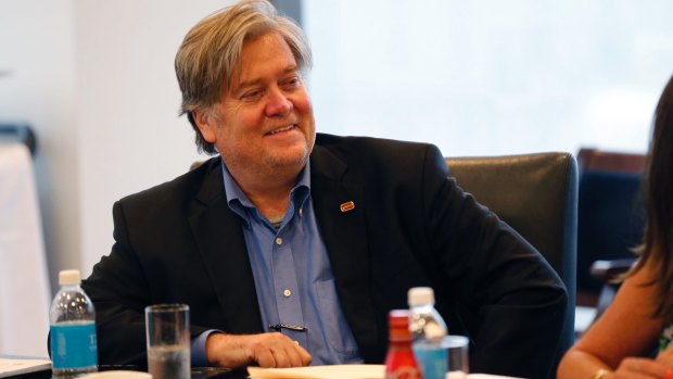 Steve Bannon, a former Goldman Sachs banker, navy officer, filmmaker and arch-conservative media entrepreneur, is quickly emerging as Trump's top counsellor.