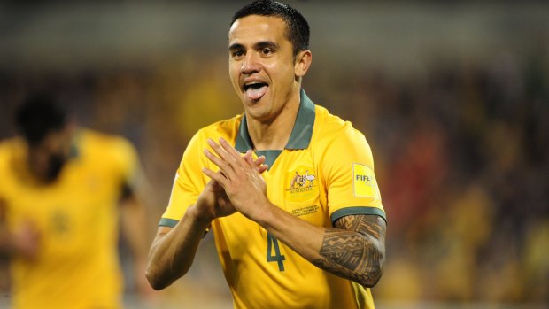 Up for grabs? Socceroo legend Tim Cahill.