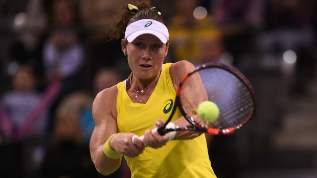 Australia will face the US in the Fed Cup.
