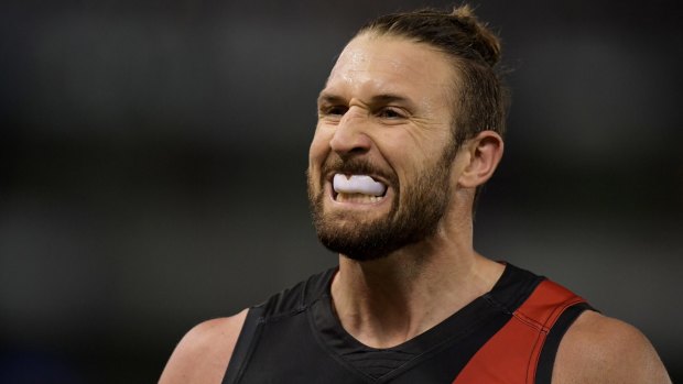 Cale Hooker did not train on Wednesday with the Bombers.
