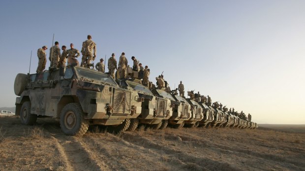 Australian troops have been in Afghanistan since 2001.