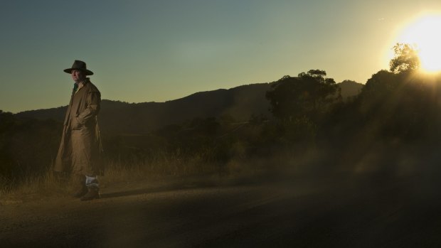 Deputy Prime Minister Barnaby Joyce on his parents' property, about 55 kilometres  from Tamworth.