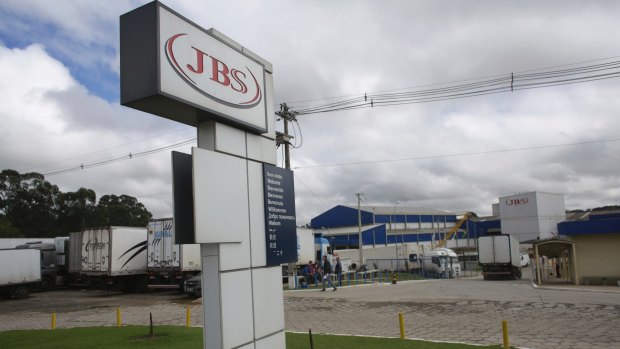 The meatpacking company JBS, in Lapa, in the Brazilian state of Parana. 