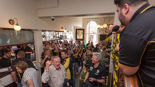 The Tiger Army at the Spread Eagle Hotel in Richmond last Saturday.