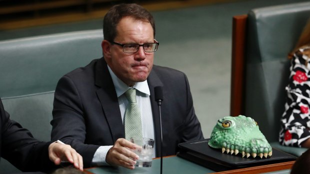 Labor MP Luke Gosling during question time on Thursday.