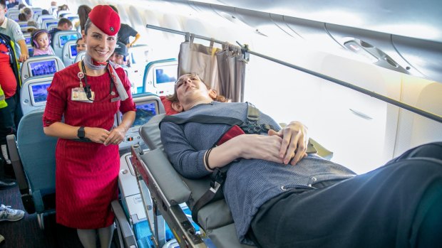 World's tallest woman takes her first flight after the airline