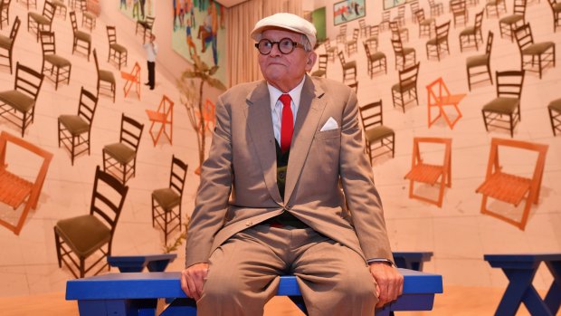 Hockney's a flinty old character. 