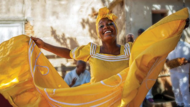Oshun goddess dancing in Havana, which has a wealth of attractions for tourists.
