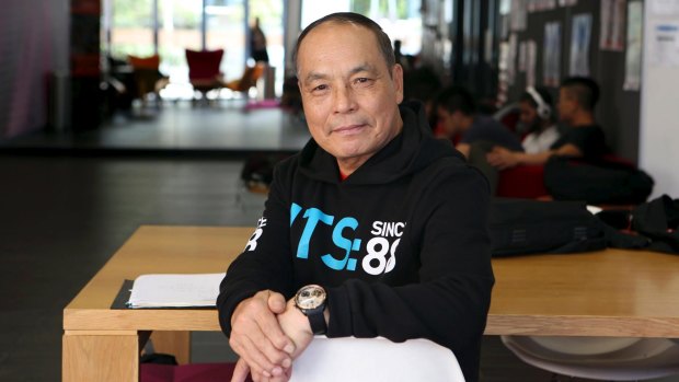 Joseph Kim, 68,  retired so he could pursue a new career path, starting with a university undergraduate degree.