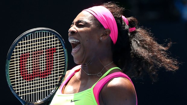 Serena Williams: Into a sixth Australian Open final.