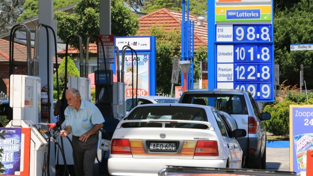 The AP service station in Punchbowl was selling E10 for 98.8 cents a litre.