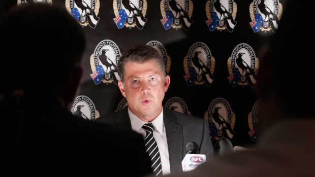 Collingwood CEO Gary Pert has resigned.