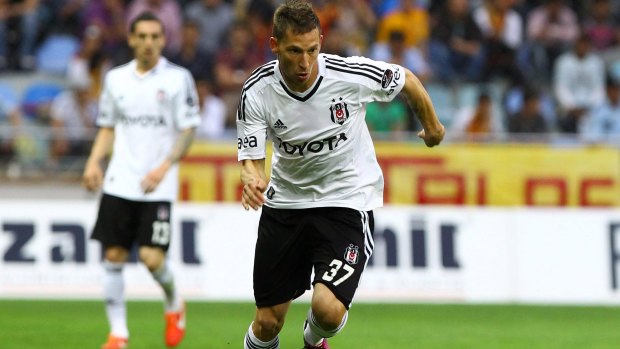 Marquee signing: Filip Holosko in action for Besiktas.