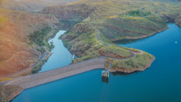 Ord River in the Kimberley region, where a six-year-old girl has drowned.