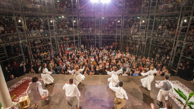 Much Ado About Nothing has a Polynesian flavour at the Pop-Up Globe.