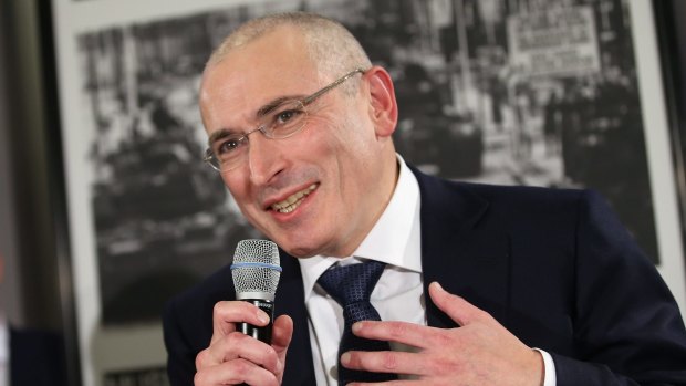 Mikhail Khodorkovsky, the former Yukos oil company, in Berlin in 2013.