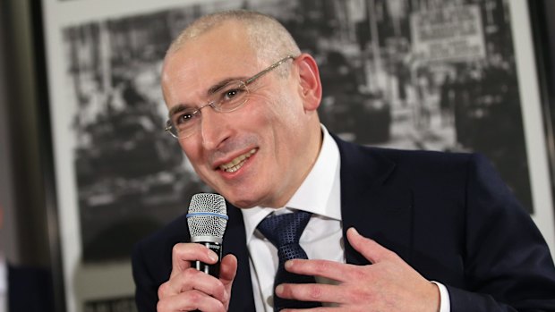 Mikhail Khodorkovsky, the former Yukos oil company, in Berlin in 2013.