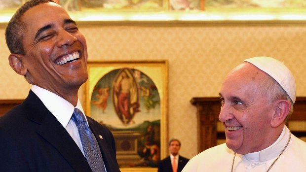 US President Barack Obama and Pope Francis are widely admired by Australians.