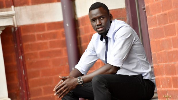 Youth worker and legal educator Deng Maleek was pulled over by police on his way to a meeting about building trust between Sudanese-Australians and local police.