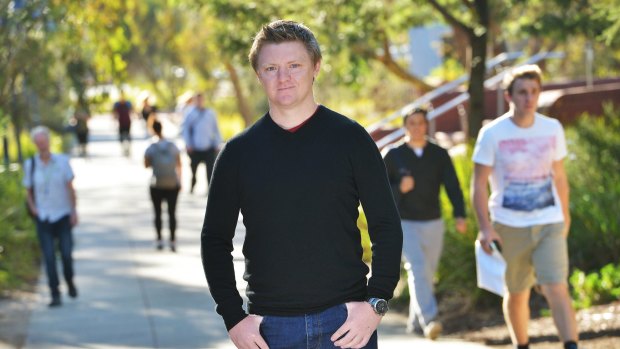 Teacher Lachlan Clohesy is employed by Victoria University from semester to semester.