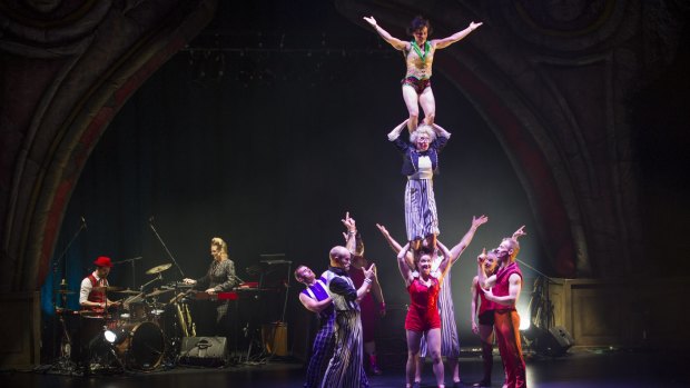 Acrobatic magic as Circus Oz takes the stage at the Canberra Theatre Centre. 