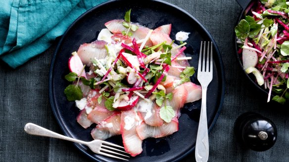 This colourful, light dish is good for lunch or served with other share plates for dinner.