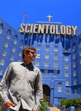 Louis Theroux in <i>My Scientology Movie</i>.