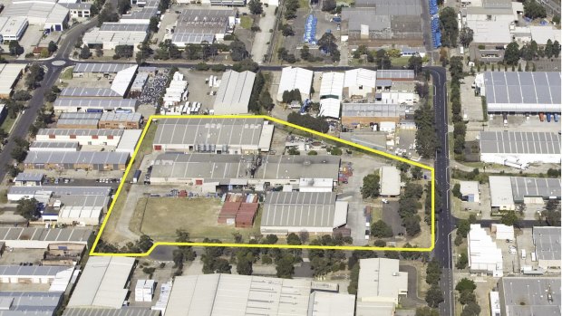 Blacktown: warehouse and manufacturing facility leased to Snack Brands, close to the M7 Motorway, is part of a industrial portfolio up for sale. Image supplied.

