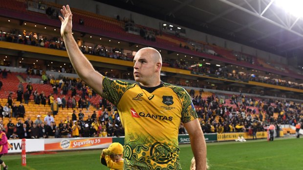 Stephen Moore will retire from professional rugby after the Wallabies' game against Scotland on Saturday. 