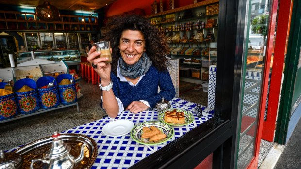 Owner of the Moroccan Soup Bar Hana Assafiri, who has opened the Moroccan Deli-Cacy in the former Miramar Nut Shop.