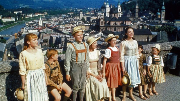 The Von Trapp children from <i>The Sound of Music</i>.