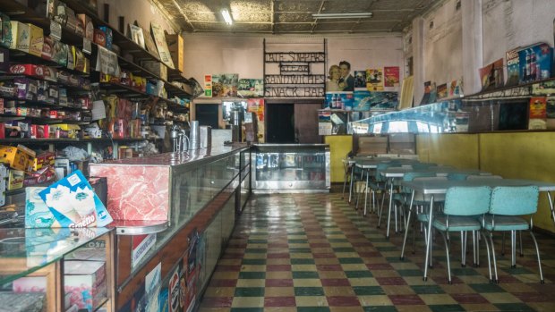 The stock was left in the Olympia Milk Bar in Stanmore when it was shut in November.