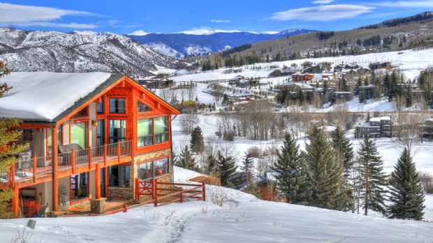 Snow city: Aspen, Colorado.