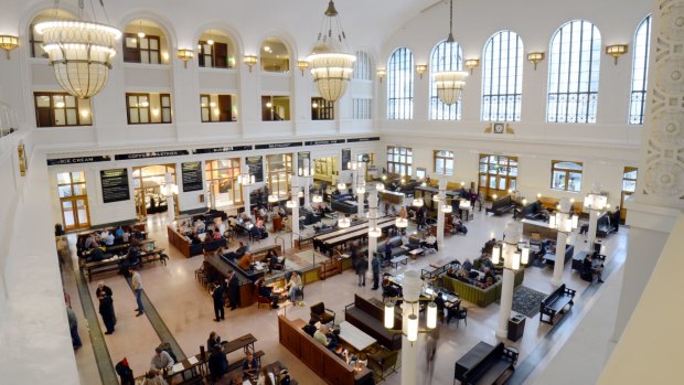 The Crawford Hotel is situated right inside Denver Union Station.