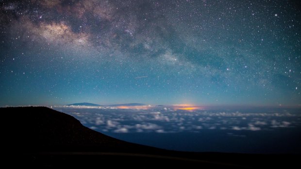 Milky Way from the Haleakala Observatory.