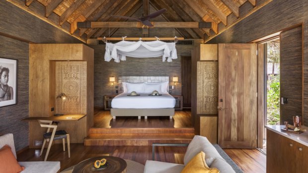 A one-bedroom villa at Six Senses Fiji.