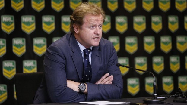 Polarising figure: NRL CEO Dave Smith has been attacked by News Corp media outlets, but he is not without his backers elsewhere.