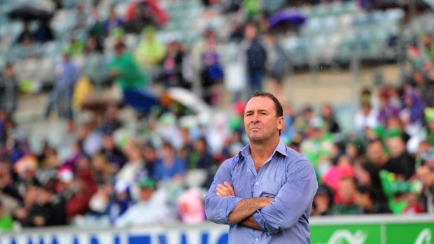 Team building: The Raiders are keen to extend coach Ricky Stuart's contract. 
