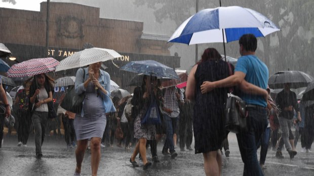 Rain, rain and more rain: Sydney in for another wet weekend.
