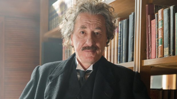 Geoffrey Rush as Albert Einstein in <i>Genius.</i>