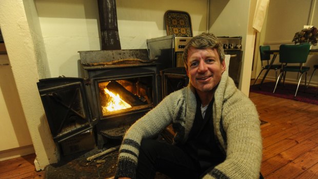 Tim Guthrie of O'Connor said the wood fire was a perfect centrepoint for friends to gather around with a wine during winter. 