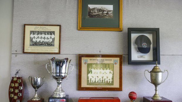 Trophies at Manly-Warringah Cricket Club at Manly Oval.